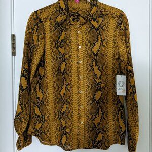 Ladies Vince Camuto Snake Print Shirt